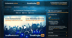 Desktop Screenshot of gottesdienst-tv.de